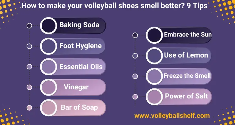 How to make your volleyball shoes smell better? 9 Tips